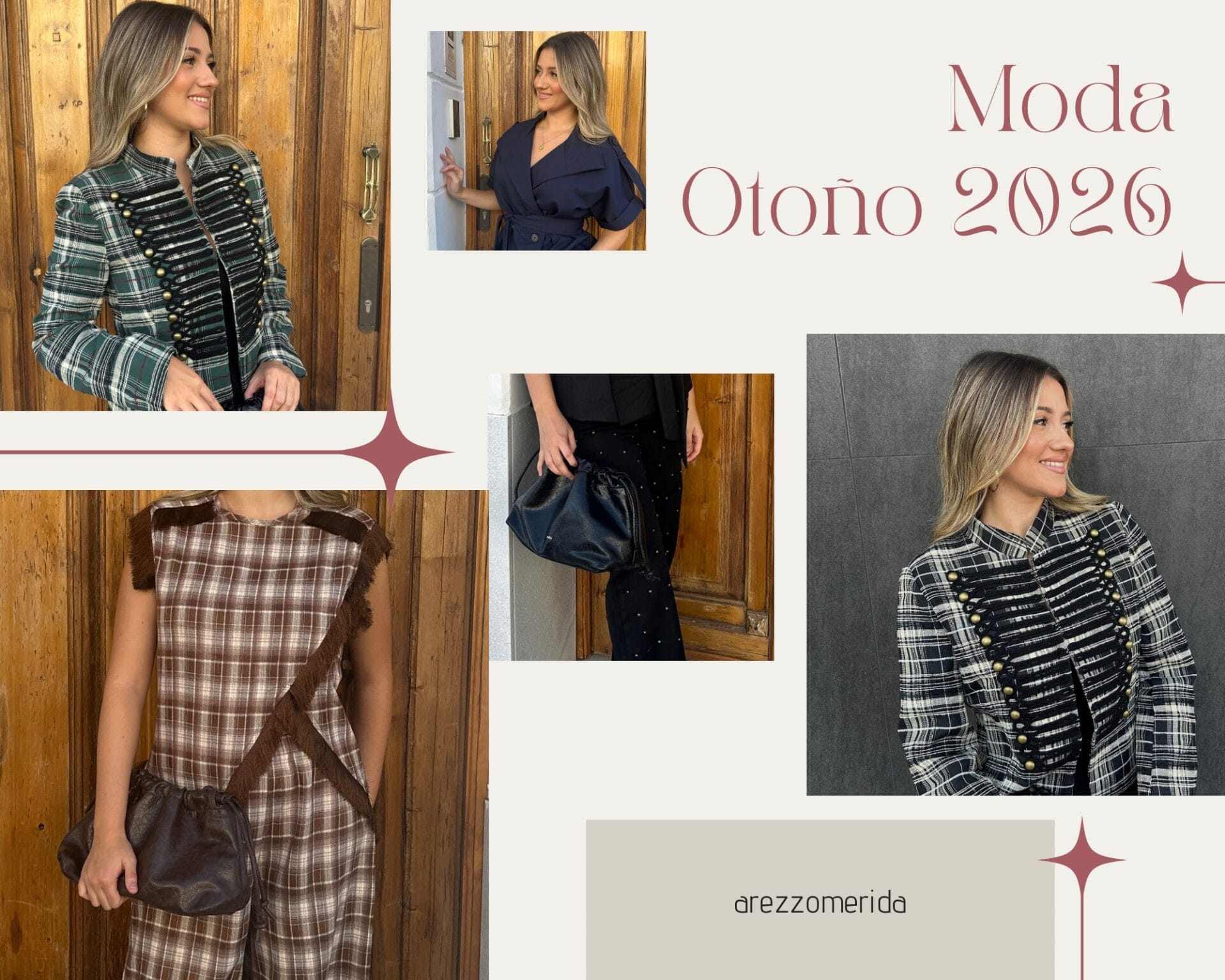 Collage Moda otoño Aesthetic Marrón